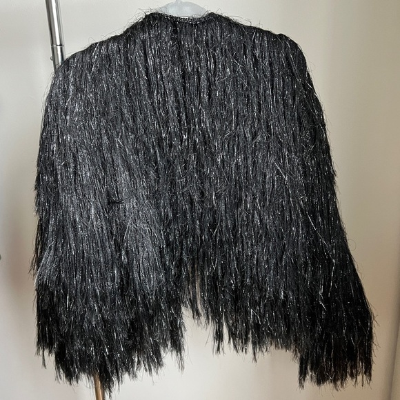 ZARA Knit Black Jacket in Small - Picture 5 of 14